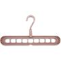 10PC Random Color Space Saver Plastic Magic Hanger Clothes Rack Clothing Hook Closet Organizer Decoration