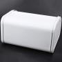Moligh doll European Roll Top Small Metal Flip-Baked Bread Boxes Desktop Finishing Snack Dust-Proof Storage Boxes Bread Bin Kitchen Food Holder