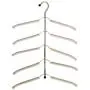 biliten Multifunctional Stainless Steel Hanger, Seamless Sponge Slip-Resistant Multi-Layer Clothes Hanging Shawl Cloth Closet Hanger Rack