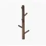 HTDZDX Tree Branch Design Coat Rack Wall Mounted Solid Wood Clothes Hat Hanger Storage Organizer, Walnut Color (Size : 70cm)