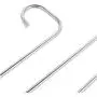 5pcs Stainless Steel Clothes Hanger Multifunction S-Type 5 Layers Pants Trousers Clothing Hanging Rack Closet Belt Holder Organizer