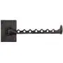 Rustic State Clout Cast Iron Industrial Wall Mount Hanger Holder Rack Farmhouse Clothes Bar Black