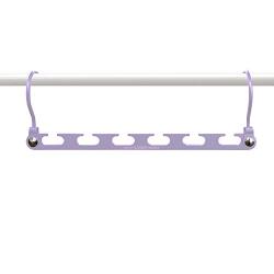 Wonder Hanger Heavy Duty 360 Swivel Action Hanger, Pack of 4 in Lilac - Keep Your Clothes Organized and Wrinkle-Free!