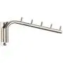 Da Jia Stainless Steel 12.6inch Wall-Mounted Brushed Rotating Clothes Hanger Drying Rack with Swing Arm Holder for Home Closet Storage(A 5 Hooks) Da Jia Stainless Steel 12.6inch Wall-Mounted Brushed Rotating Clothes Hanger Drying Rack with Swing Arm Holder for Home Closet Storage(A 5 Hooks)