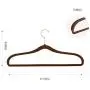 zhuanjiao Premium Velvet Hangers 10 Pack - Wide Shoulder Hangers Non Slip Velvet Clothes Hangers for Suit Jacket Coat with Swivel Hooks zhuanjiao Premium Velvet Hangers 10 Pack - Wide Shoulder Hangers Non Slip Velvet Clothes Hangers for Suit Jacket Coat with Swivel Hooks