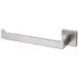 VELIMAX Premium Stainless Steel Hand Towel Holder Square Towel Ring Towel Hanger Wall Mounted for Bathroom Contemporary Style, Brushed Finish, Left Opening