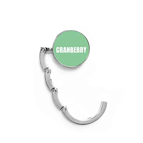 Cranberry Fruit Name Foods Table Hanger Foldable Handbag Holder Cranberry Fruit Name Foods Table Hanger Foldable Handbag Holder