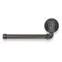 Rustic State Industrial Wall Mount Pipe Hanger Holder Rack Clothes Bar Iron Gray 14 Inch