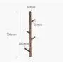 HTDZDX Tree Branch Design Coat Rack Wall Mounted Solid Wood Clothes Hat Hanger Storage Organizer, Walnut Color (Size : 70cm)