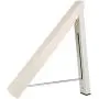 2PC Folding Stainless Steel Wall Hanger Decoration Mount Retractable Indoor Clothes Hanger Waterproof Clothes Towel Rack