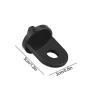 Hook Plant Flower Clips Hanger Greenhouse Plastic 50 PCS (Black)