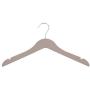 Clothes Drying Rack Pack of 12 Wooden Hangers for Dresses Suit Coat Jacket with Chrome Hook for Closet Jackets Pants Shirts Dresses Cloth Drying Stand (Color : Apricot, Size : 3819cm)