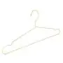 Jetdio 17.7 inch Strong Metal Wire Hangers Clothes Hangers, Coat Hanger, Standard Suit Hangers, Metal Hangers, 30 Pack, Gold
