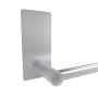 LuckIn 12 Inch Towel Bar Self Adhesive Towel Rod, Stick on Wall Hand Towel Hanger Brushed Nickel, Stainless Steel Single Towel Holder Door No Drill Hanging for Bathroom and Kitchen, TR0012SA