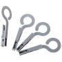 Cabilock Clothes pin 24PCS Plastic Windproof Clothes Pegs Laundry Hook Hanger Clothes Hanging Clips Household Clothes pin Hook Socks Folder (Grey)