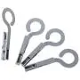 Cabilock Clothes pin 24PCS Plastic Windproof Clothes Pegs Laundry Hook Hanger Clothes Hanging Clips Household Clothes pin Hook Socks Folder (Grey)