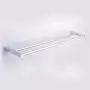 Valensha 60cm Towel Rack, Hand Towel Ring Towel Bar Holder Bathroom Double Towel Rack 2 Bar Space Aluminum Kitchen Towel Bar Bath Towels Hanger Hook, Wall Hanging Cloth Holder Valensha 60cm Towel Rack, Hand Towel Ring Towel Bar Holder Bathroom Double Towel Rack 2 Bar Space Aluminum Kitchen Towel Bar Bath Towels Hanger Hook, Wall Hanging Cloth Holder