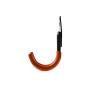 WINSOON Heavy Duty Double Utility Garage Hooks Wall Mount Hook Set Tool Tack Storage (2 x Samall J Shape, Orange)