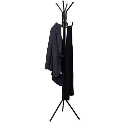 Mind Reader Standing Metal Coat Rack Hat Hanger 11 Hook for Jacket, Purse, Scarf Rack, Umbrella Tree Stand, Black Mind Reader Standing Metal Coat Rack Hat Hanger 11 Hook for Jacket, Purse, Scarf Rack, Umbrella Tree Stand, Black