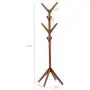 SHELFDQ Solid Wood Tree Coat Rack European Style Hotel Floor Clothes Rack Simple Creative Hanger (Color : Pure White) SHELFDQ Solid Wood Tree Coat Rack European Style Hotel Floor Clothes Rack Simple Creative Hanger (Color : Pure White)
