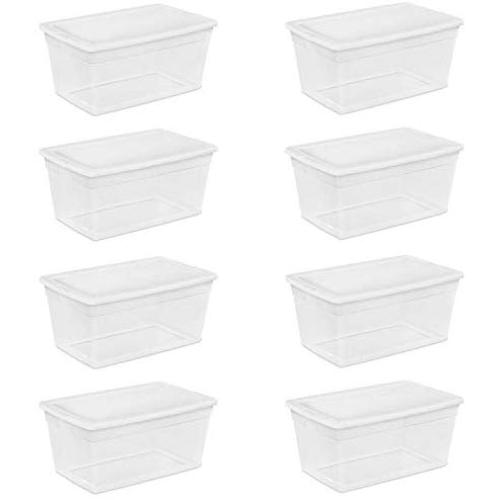 STERILITE 90-Quart Storage Boxes (8 Pack) STERILITE 90-Quart Storage Boxes (8 Pack)