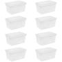 STERILITE 90-Quart Storage Boxes (8 Pack) STERILITE 90-Quart Storage Boxes (8 Pack)