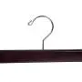 Amber Home Solid Gugertree Deluxe Wooden Pants Hangers Bottom Hanger Jeans Hanger Skirt Hanger with 2-Adjustable Clips (Walnut, 24) Amber Home Solid Gugertree Deluxe Wooden Pants Hangers Bottom Hanger Jeans Hanger Skirt Hanger with 2-Adjustable Clips (Walnut, 24)