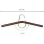 ZFF Household Solid Wood Brass Hangers Seamless Suit Clothes Support Round Head Clothes Rack ZFF Household Solid Wood Brass Hangers Seamless Suit Clothes Support Round Head Clothes Rack