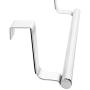 hullonguuo Stainless Steel Kitchen Bath Towel Holder Rack Door Storage Scarf Hanger Clothes Organizer