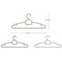 SAASNY Standard Plastic Hangers,[15 Pack] Premium Plastic Hangers with Tie Bar - Heavy Duty -Space Saving & Non Slip - Plastic Suit Hangers,Clothes Hanger (Brown) for Drying and Storage