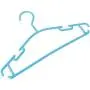 Adaap 10 Pcs Color Plastic Childrens Hangers Non-Slip Storage Clothes Save Space and Durable 27×15cm