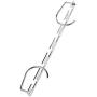 Clothes Hanger Multifunctional Space Saving Clothes Hanger with Hook Magic 6Hole Cloth Closet Organizer Iron Clothes Drying Rack(5 Pieces/Lot)