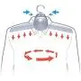 FERRYONE Clothes Dryer Shoe Dryer Hanger Dryer 1 Unit 2 Roles Function Quick Drying Hot Air/Natural Wind Switching Silent Rainy Season Measures Home Travel Business Trip with English Instructions