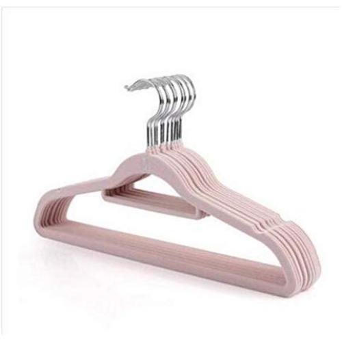 10pcs Random Color 42cm Hangers for Clothes Quality Eco-Friendly Flock Printing Magic Hanger Slip-Resistant Hangers Clothes Rack 10pcs Random Color 42cm Hangers for Clothes Quality Eco-Friendly Flock Printing Magic Hanger Slip-Resistant Hangers Clothes Rack
