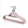 10pcs Random Color 42cm Hangers for Clothes Quality Eco-Friendly Flock Printing Magic Hanger Slip-Resistant Hangers Clothes Rack