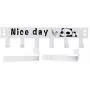 PROGLEAM Holder & Hook, Nice Day Creative Carbon Steel Over The Door Hooks Clothes Coat Hat Towel Hanger Wall Hook, Black PROGLEAM Holder & Hook, Nice Day Creative Carbon Steel Over The Door Hooks Clothes Coat Hat Towel Hanger Wall Hook, Black