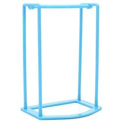 Cngstar Standing Clothes Hanger Stacker Holder Drying Rack Caddy Premium Grade for Laundry Room Closet Organizer,Blue