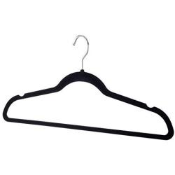 KYCPTNFJ 20pcs Non-Slip Flocked Velvet Huggable Hangers Clothes Hangers Shirts Sweaters Dress Hanger Drying Rack