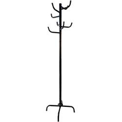 Y.H.Valuable Coat Racks Simple Black Coat Rack Floor Rack Wrought Iron Modern Minimalist Clothes Rack Bedroom Fashion Floor Hanger Entryway Furniture