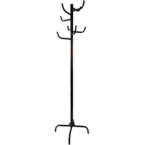 Y.H.Valuable Coat Racks Simple Black Coat Rack Floor Rack Wrought Iron Modern Minimalist Clothes Rack Bedroom Fashion Floor Hanger Entryway Furniture