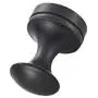LIOOBO Brass Wall Hook Decorative Robe Coat Hook Bathroom Towel Hanger Closet Clothes Hat Hanging Rack for Kitchen Home (Black)