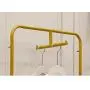 Industrial Clothing Rack Rustic Customized Heavy Duty Garment Display Rack Floor-Standing Hangers Clothes Shelves for Show Room Retail Store Gold Industrial Clothing Rack Rustic Customized Heavy Duty Garment Display Rack Floor-Standing Hangers Clothes Shelves for Show Room Retail Store Gold
