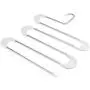 lliang Hangers Clothes Hanger S Type Pants Clothes Storage Drying Hanger Stainless Steel Space Saving Closet Towel Storage Rack Shelf 5 Tier lliang Hangers Clothes Hanger S Type Pants Clothes Storage Drying Hanger Stainless Steel Space Saving Closet Towel Storage Rack Shelf 5 Tier