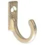 10PCS Single Prong Hook Mini Size Wall Mounted Retro Cloth Hanger for Coats Hats Towels Keys,Golden