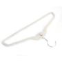 10pcs Velvet Hangers Space Saving Plastic Flocking Clothes Hangers Non-Slip Hangers 360 Degree Swivel Chrome Hook for Premium Suit Coats Jackets Pants and Dress Clothes Beige