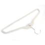 10pcs Velvet Hangers Space Saving Plastic Flocking Clothes Hangers Non-Slip Hangers 360 Degree Swivel Chrome Hook for Premium Suit Coats Jackets Pants and Dress Clothes Beige