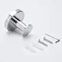 QOGRISUN 2 Pcs Coat Hook Wall Mounted Single Coat Hanger Towel/Robe Clothes Hook SUS 304 Stainless Steel for Bath Kitchen Bedroom Garage Outdoor Heavy Duty Contemporary Round Style,Polished Chrome QOGRISUN 2 Pcs Coat Hook Wall Mounted Single Coat Hanger Towel/Robe Clothes Hook SUS 304 Stainless Steel for Bath Kitchen Bedroom Garage Outdoor Heavy Duty Contemporary Round Style,Polished Chrome