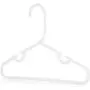 HANGERWORLD 20 White 11.4inch Plastic Kids Coat Clothes Garment Pants Skirt Bar Baby Toddler Hangers HANGERWORLD 20 White 11.4inch Plastic Kids Coat Clothes Garment Pants Skirt Bar Baby Toddler Hangers
