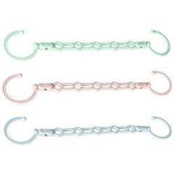 10PC Random Color Windproof 5Hole Magic Coat Clothes Hanger Multifunction Holder Clothes Hanging Organizer Folding Rotating Decoration