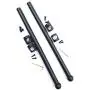 Closet Valet Rod - Extendable - Wall Hanger - Closet Hooks - 12 in. Oil Rubbed Bronze Pull-Out Designer Valet Rod 2 Pack